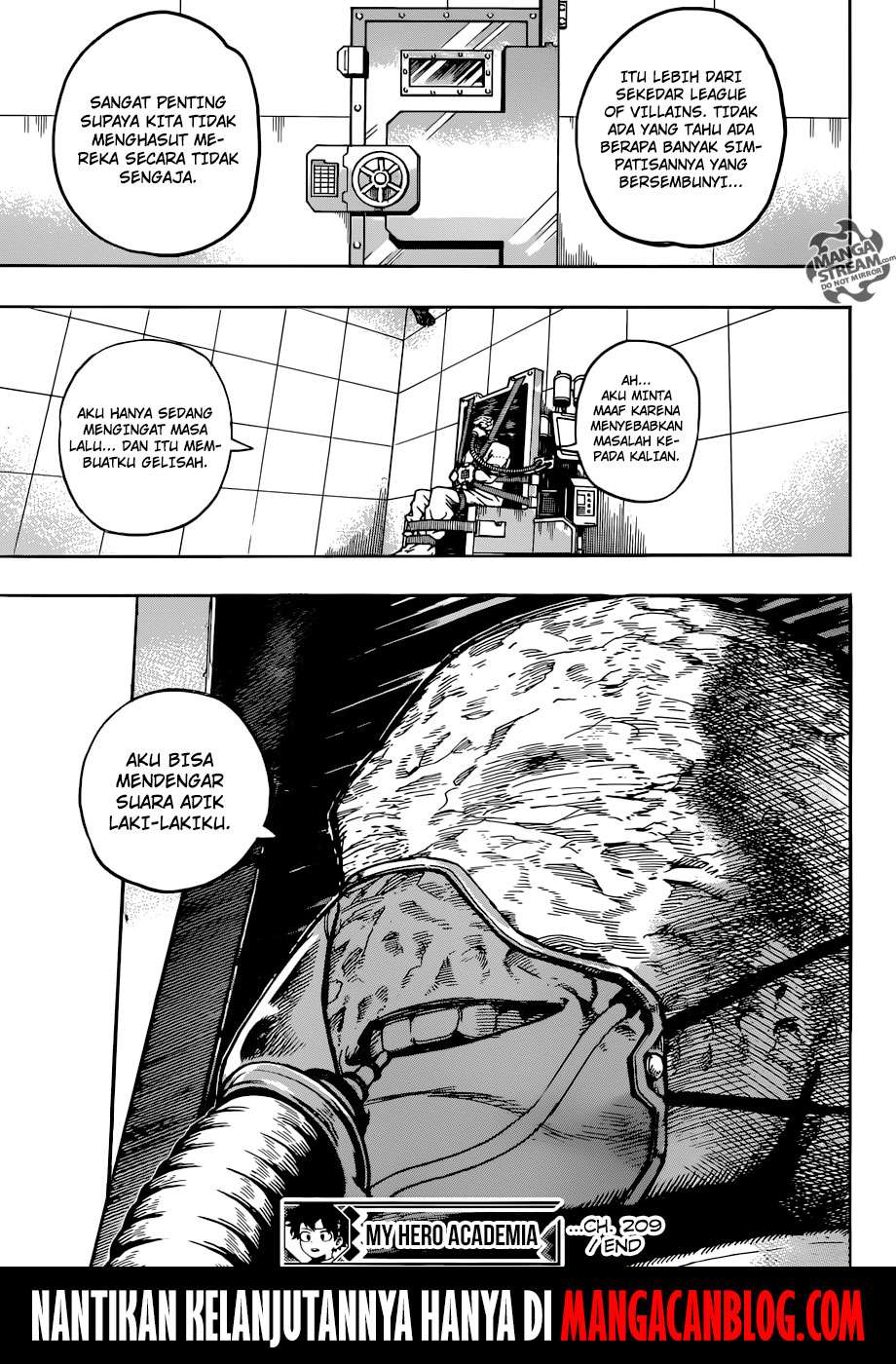 Boku no Hero Academia — Chapter 209, halaman 16