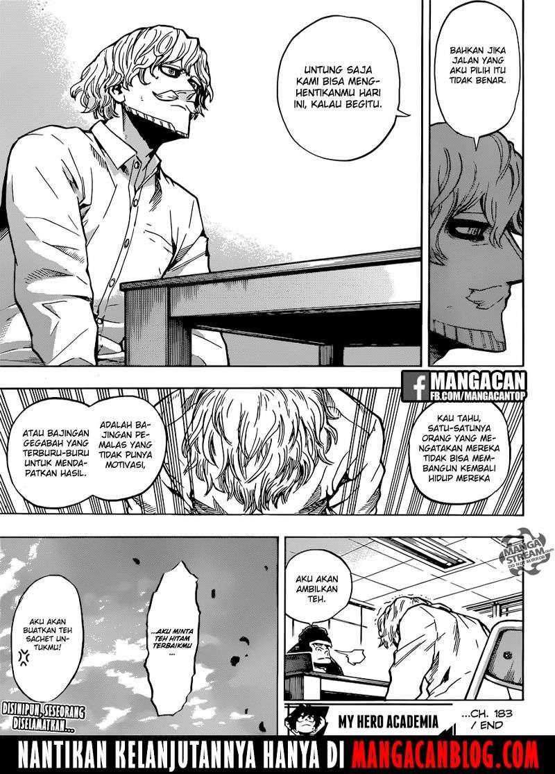 Boku no Hero Academia — Chapter 183, halaman 18