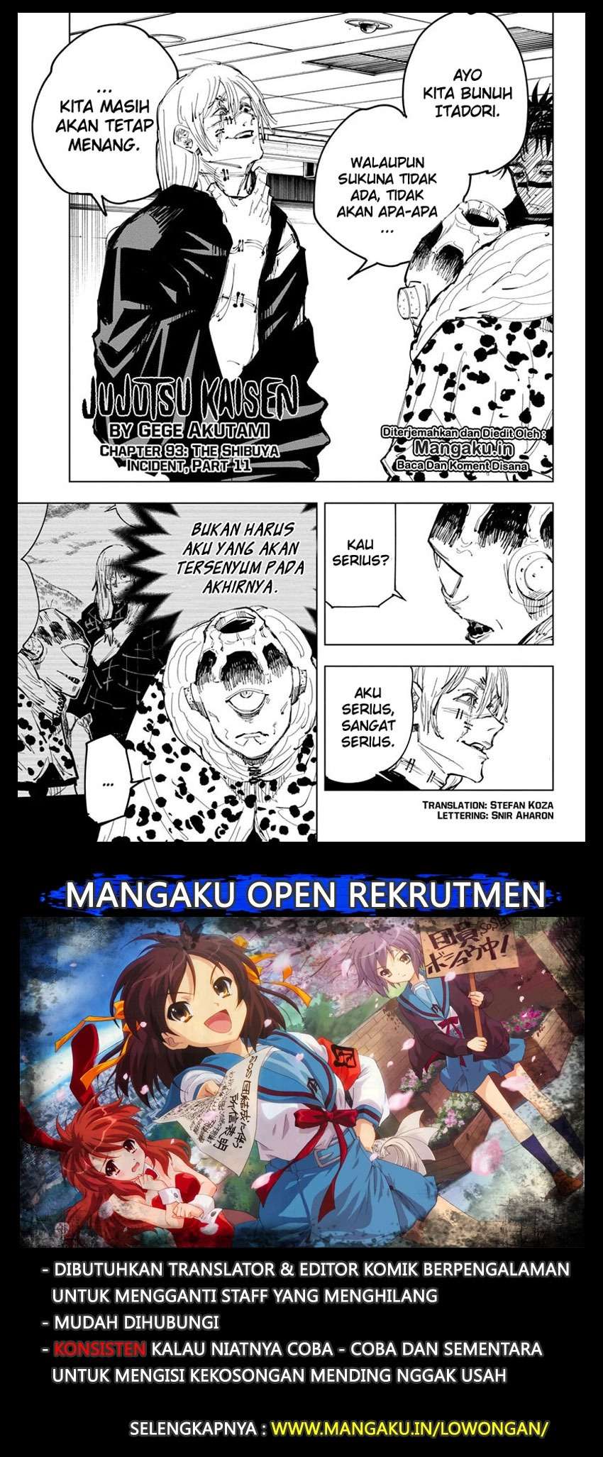 Jujutsu Kaisen — Chapter 93, halaman 2
