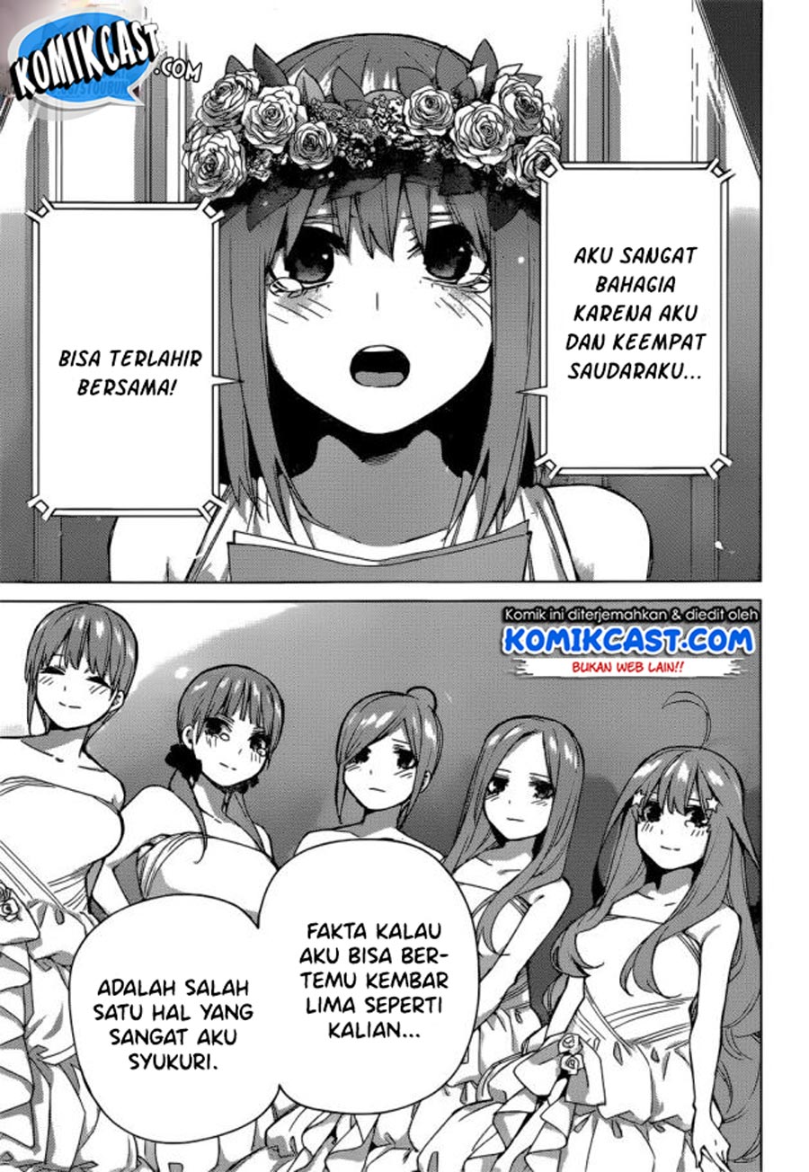 Go-toubun no Hanayome — Chapter 122, halaman 15