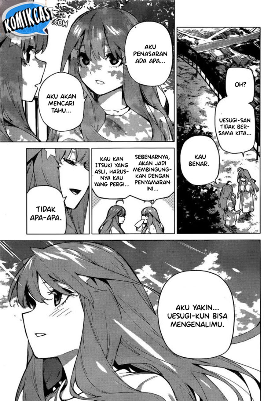 Go-toubun no Hanayome — Chapter 122, halaman 19