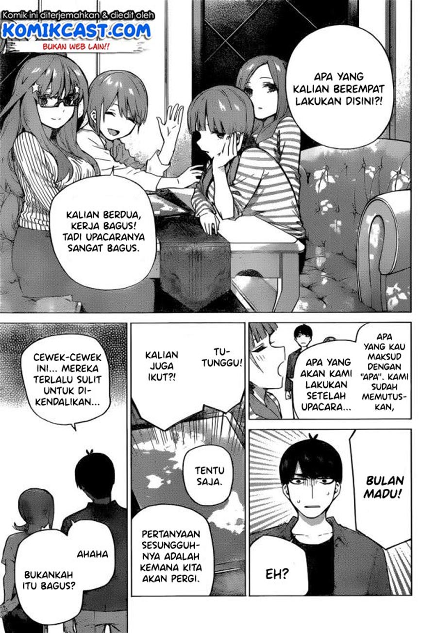 Go-toubun no Hanayome — Chapter 122, halaman 23
