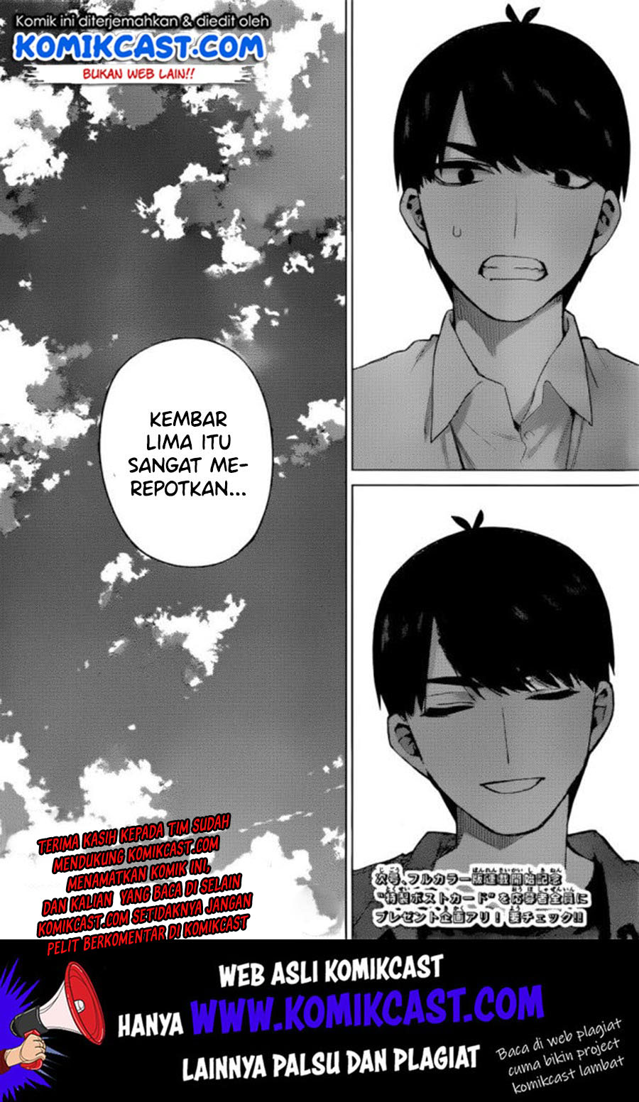 Go-toubun no Hanayome — Chapter 122, halaman 29