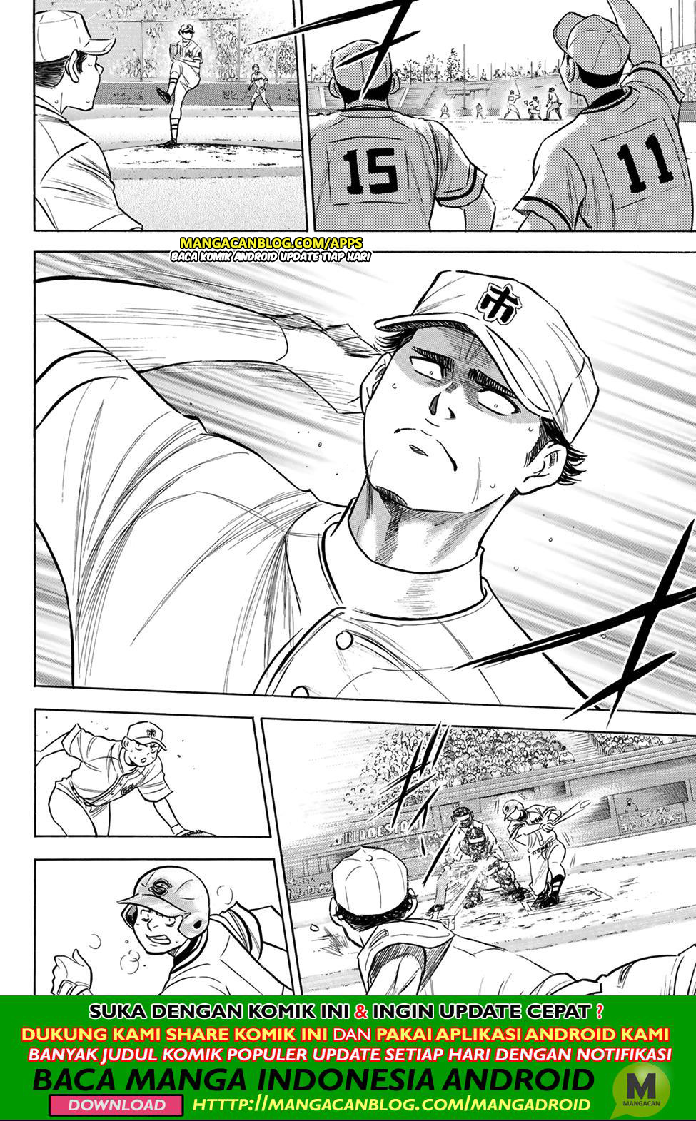Diamond no Ace Act 2 — Chapter 202, halaman 12
