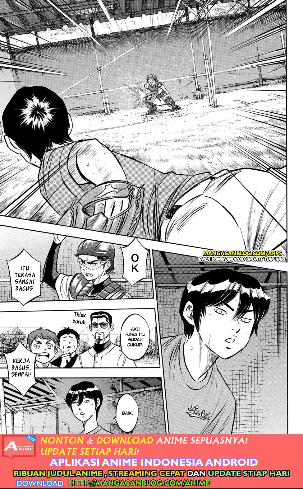 Diamond no Ace Act 2 — Chapter 202, halaman 19