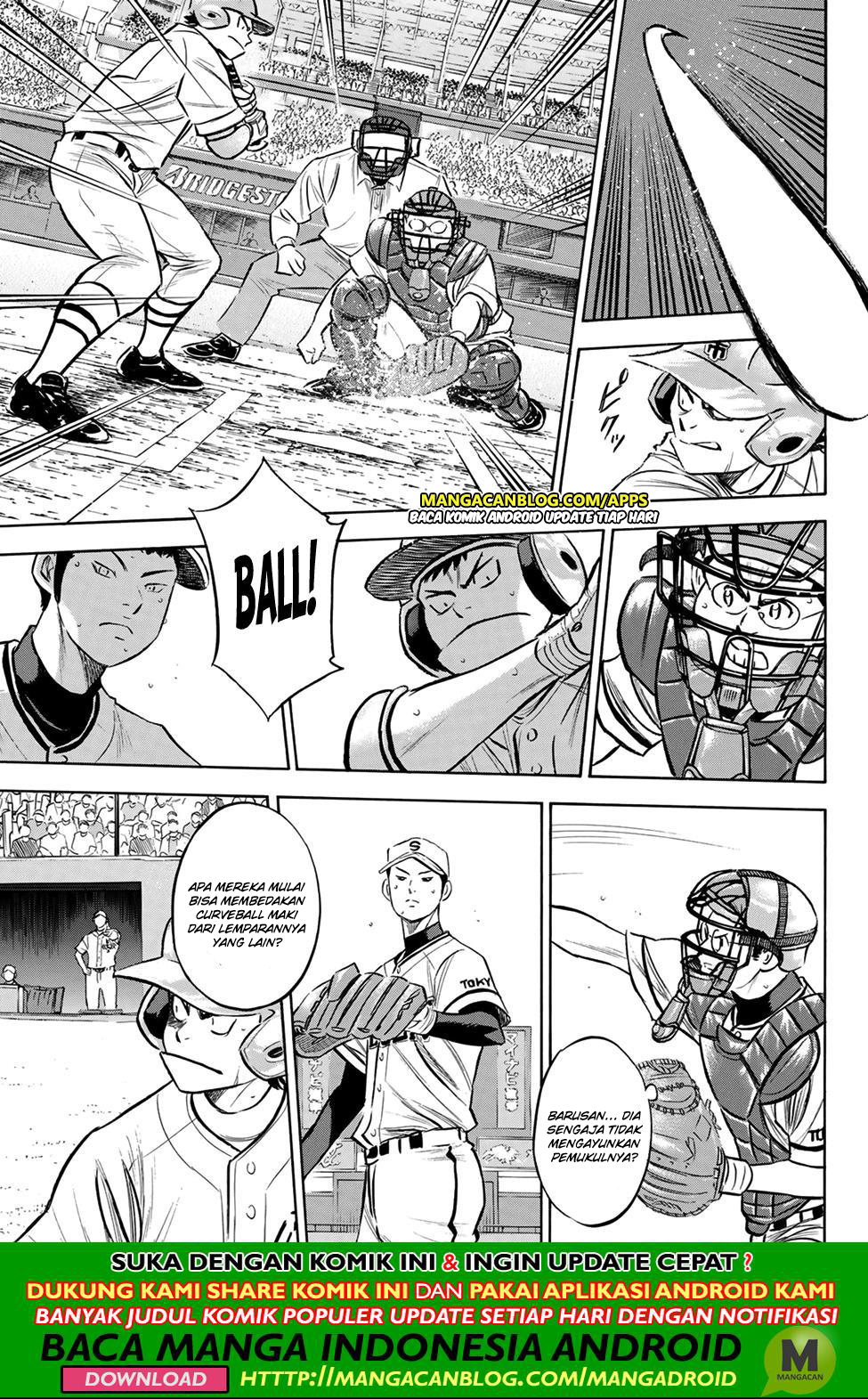 Diamond no Ace Act 2 — Chapter 201, halaman 11