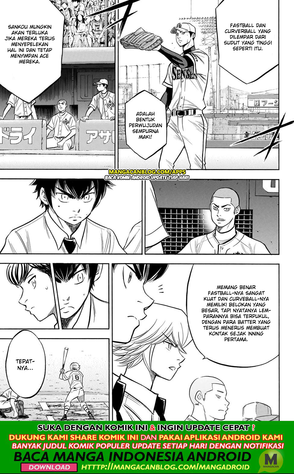 Diamond no Ace Act 2 — Chapter 201, halaman 9