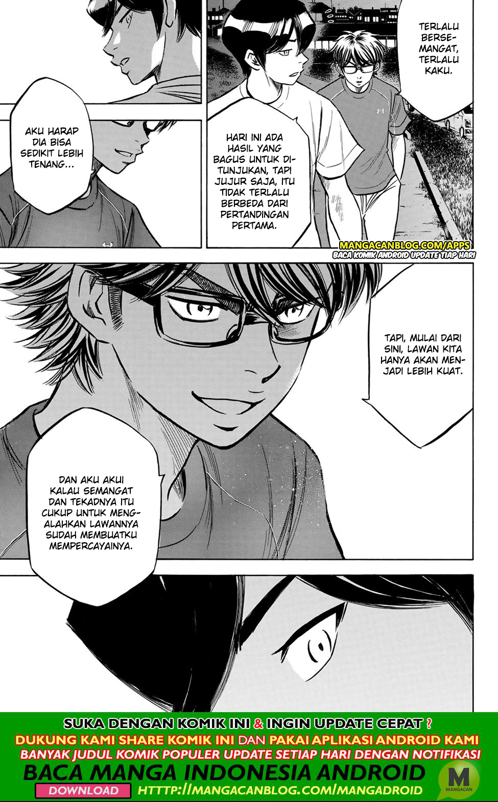 Diamond no Ace Act 2 — Chapter 198, halaman 15