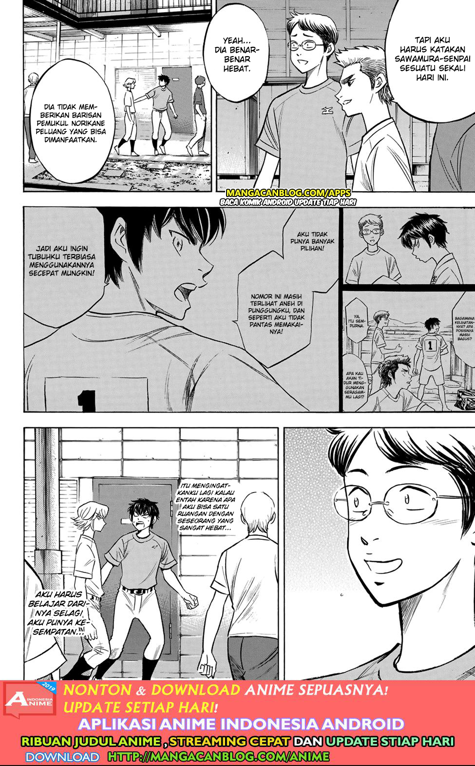 Diamond no Ace Act 2 — Chapter 198, halaman 8