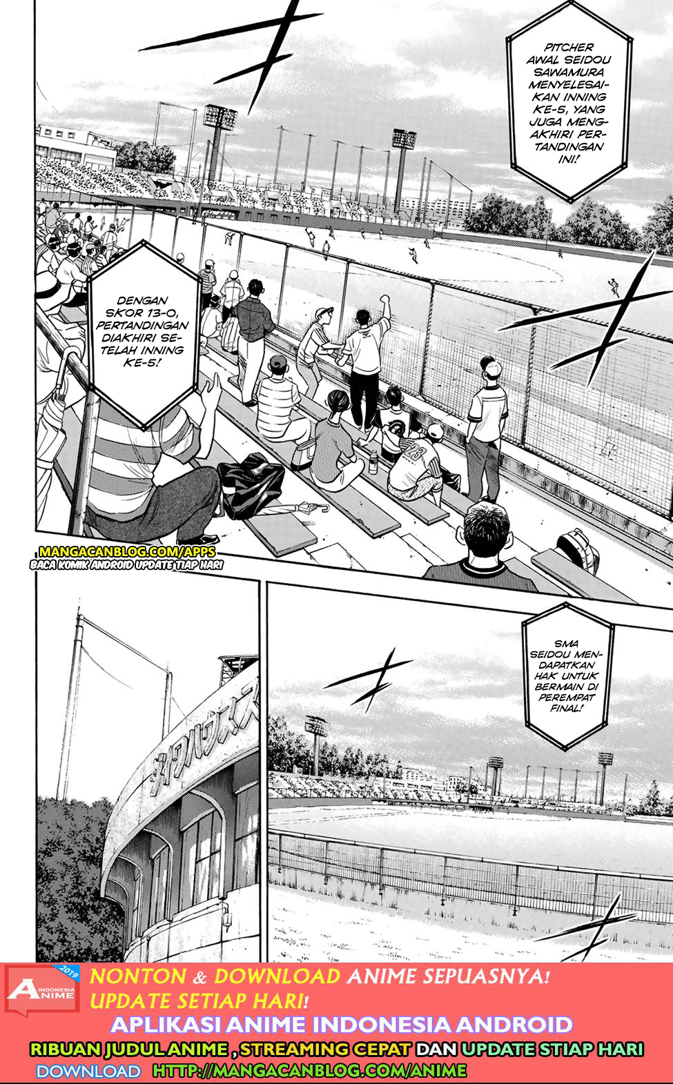 Diamond no Ace Act 2 — Chapter 197, halaman 10