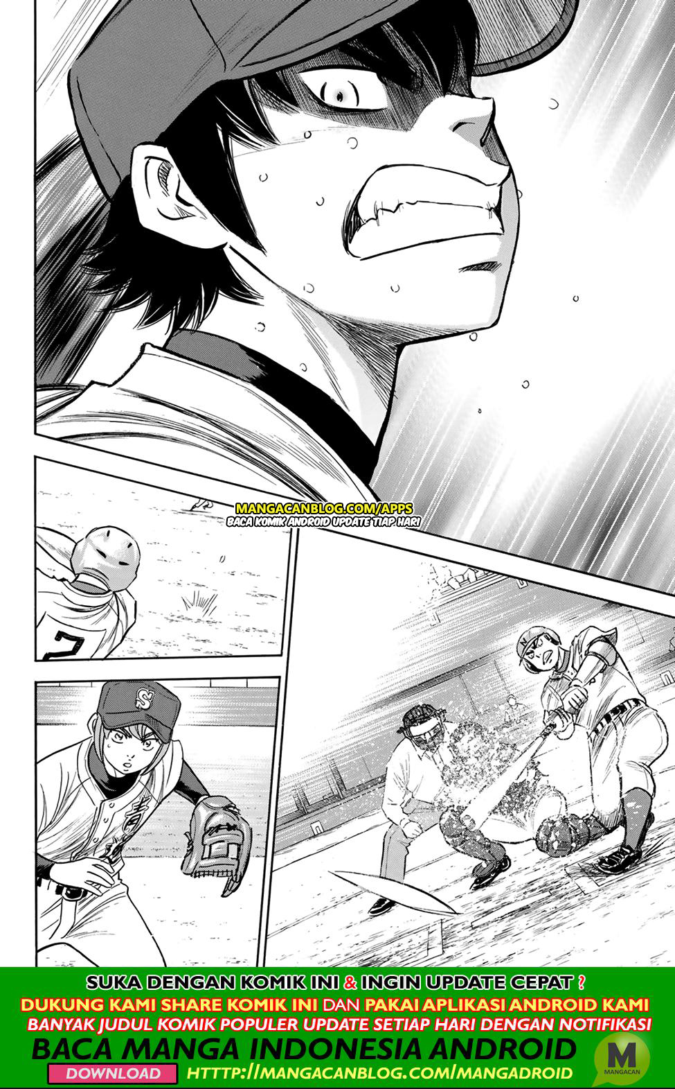 Diamond no Ace Act 2 — Chapter 197, halaman 8