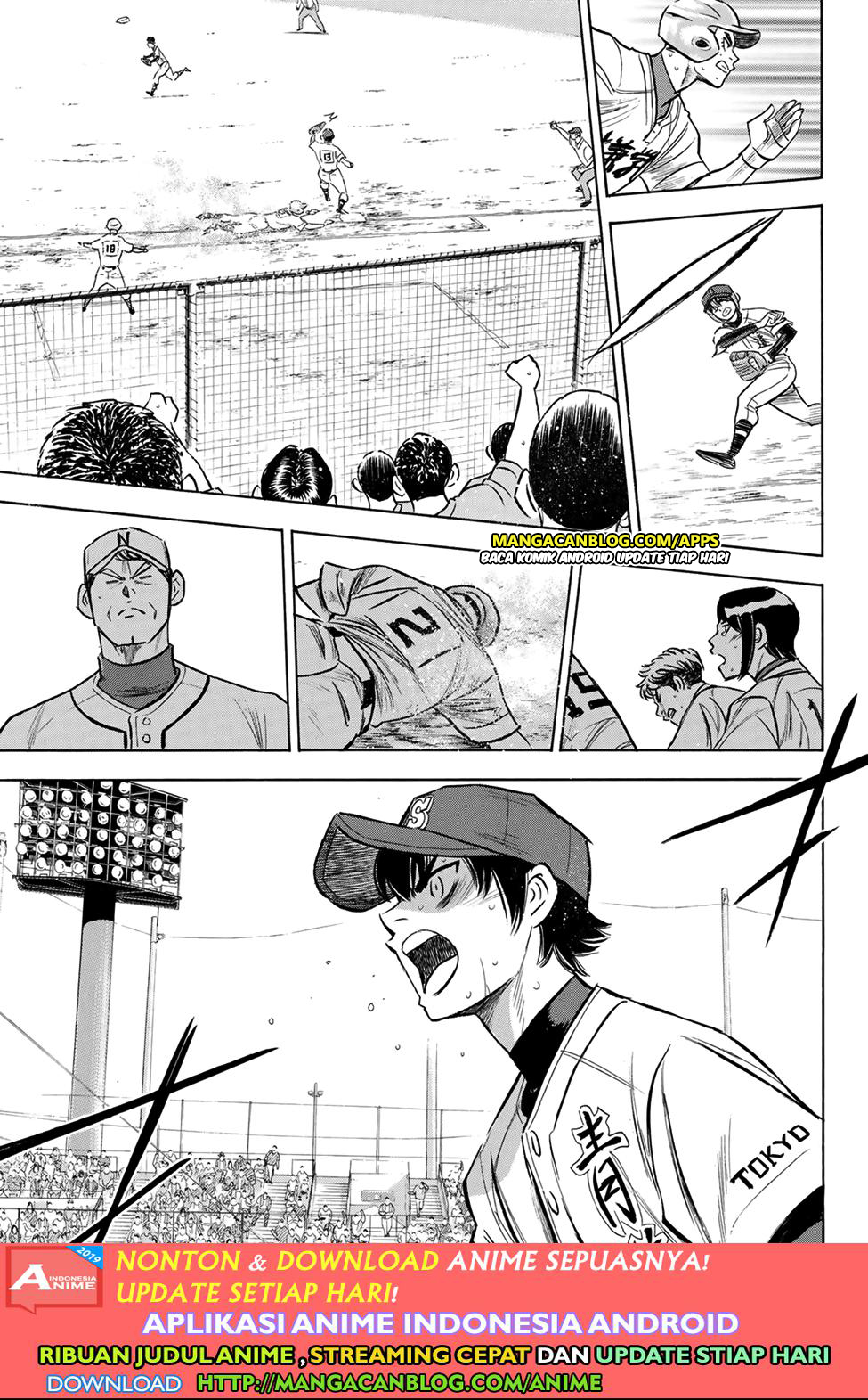 Diamond no Ace Act 2 — Chapter 197, halaman 9