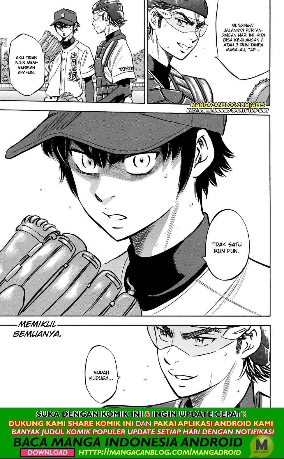 Diamond no Ace Act 2 — Chapter 194, halaman 19