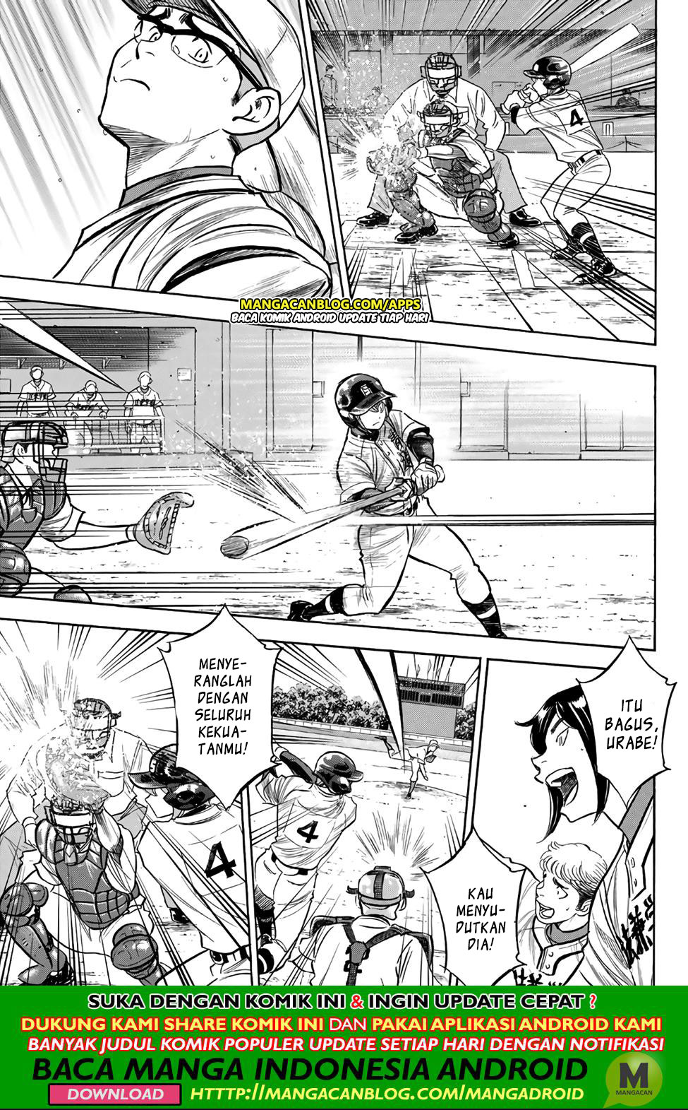 Diamond no Ace Act 2 — Chapter 191, halaman 15