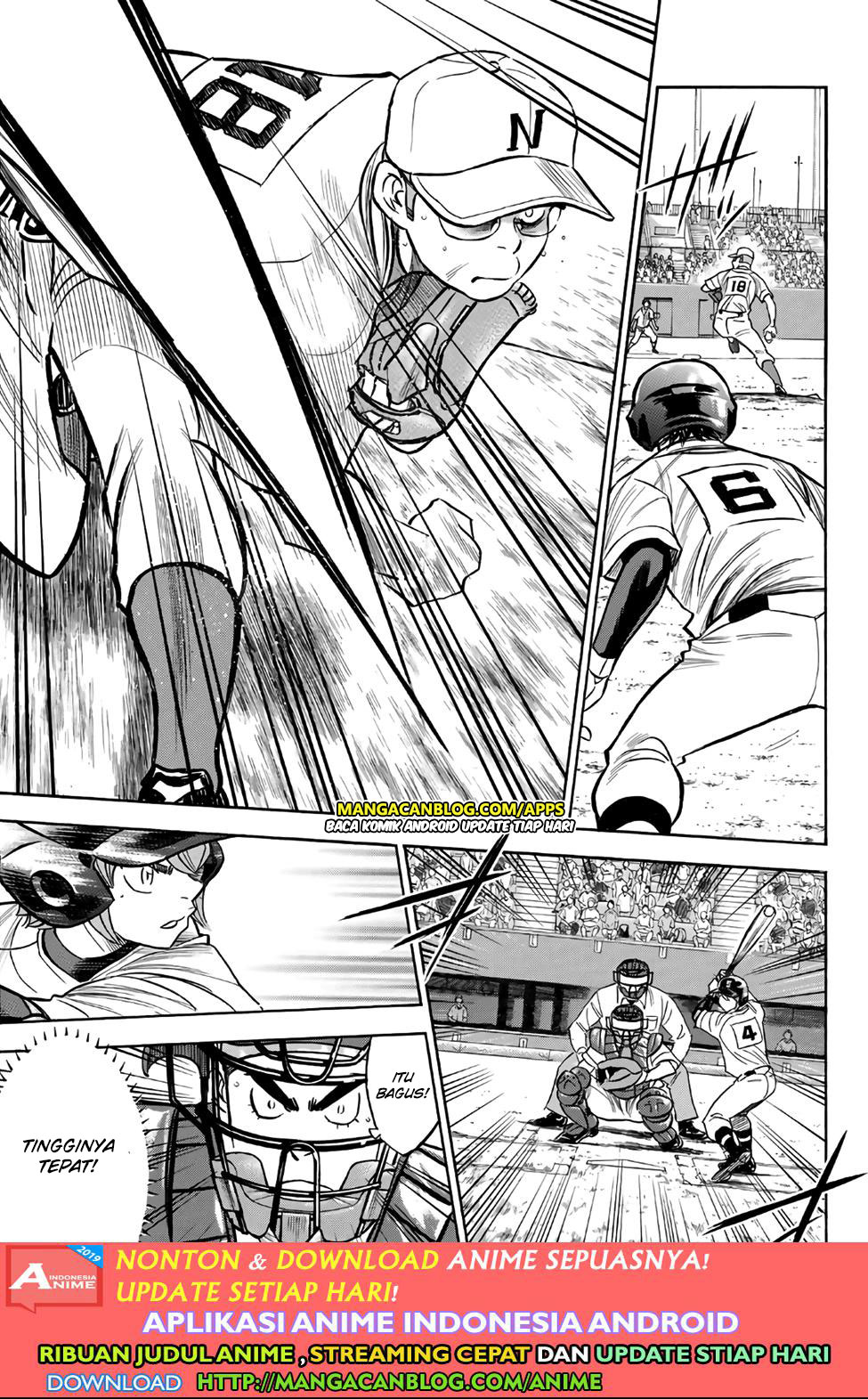 Diamond no Ace Act 2 — Chapter 191, halaman 17