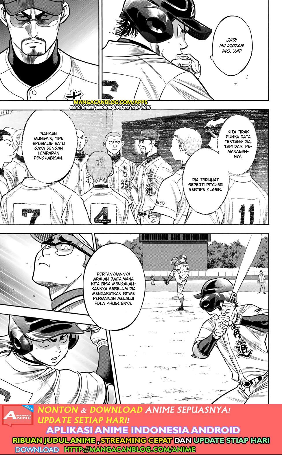 Diamond no Ace Act 2 — Chapter 191, halaman 7