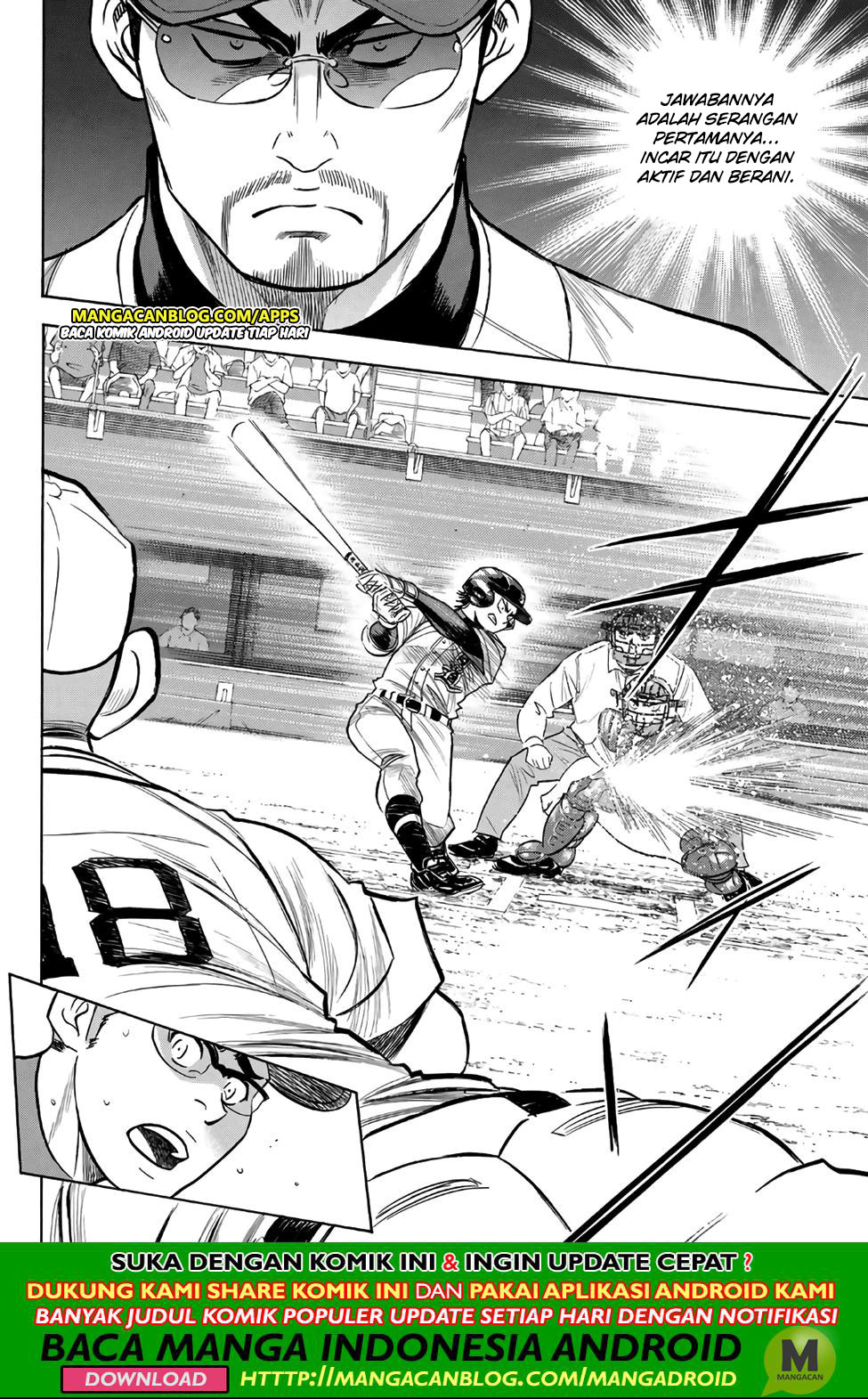 Diamond no Ace Act 2 — Chapter 191, halaman 8