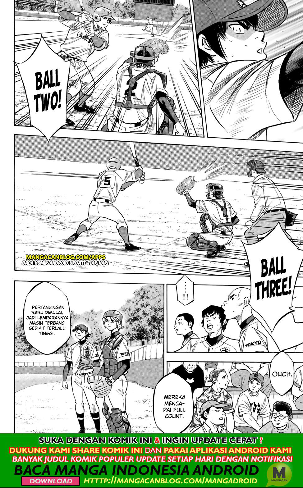 Diamond no Ace Act 2 — Chapter 190, halaman 2