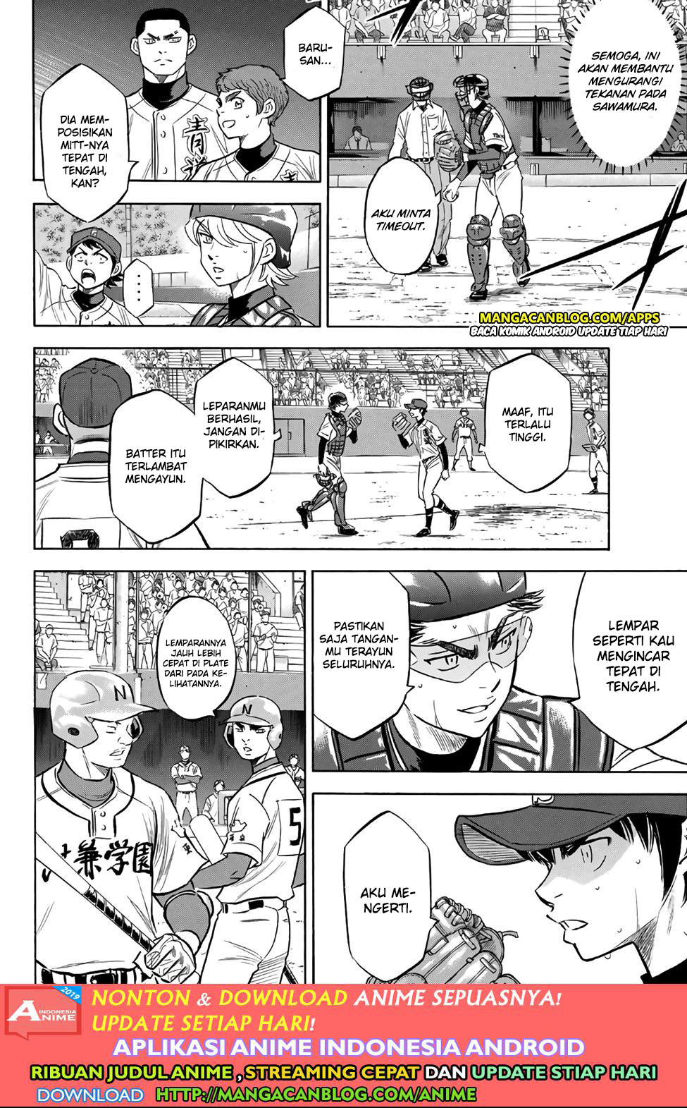 Diamond no Ace Act 2 — Chapter 190, halaman 8