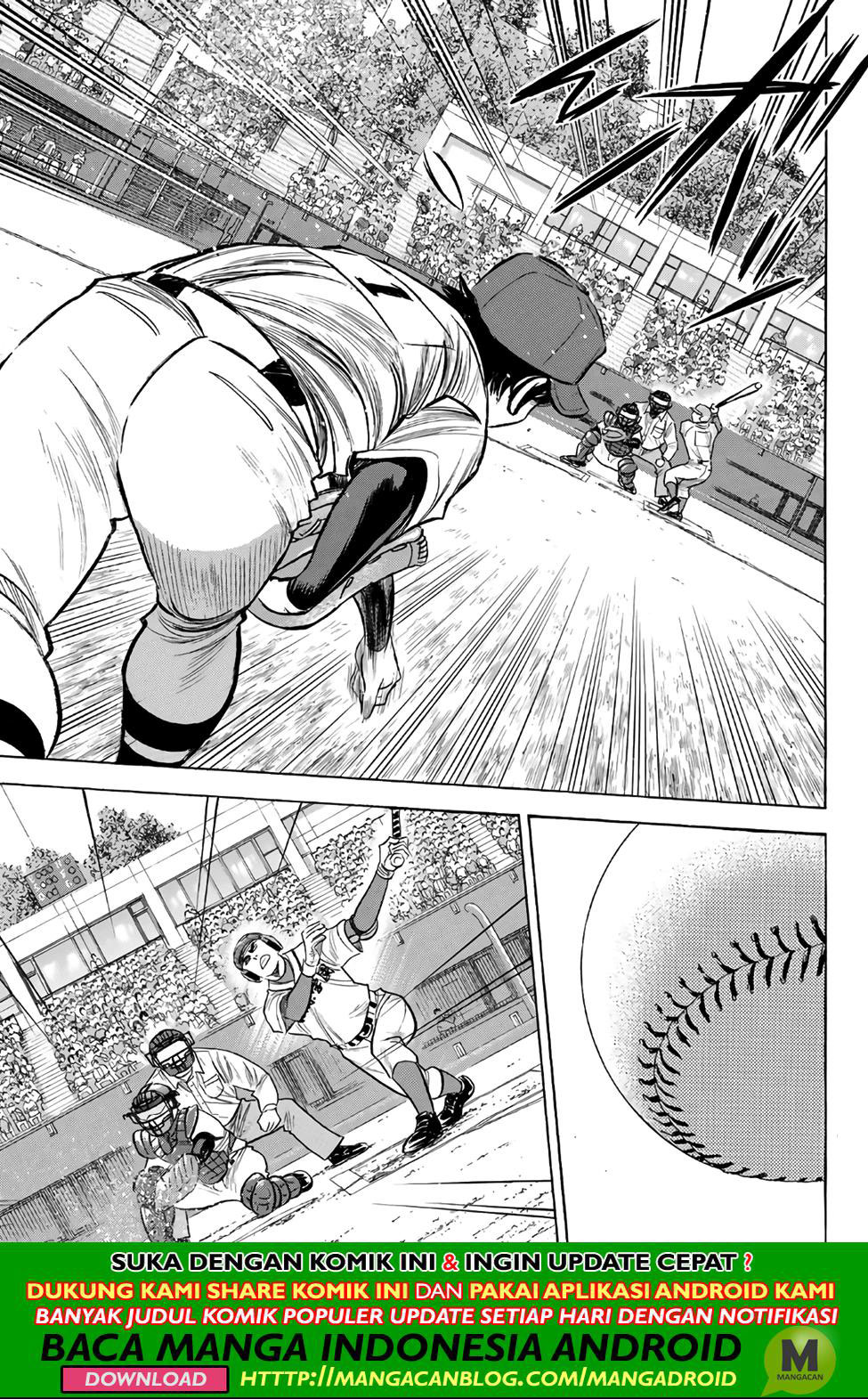 Diamond no Ace Act 2 — Chapter 189, halaman 19