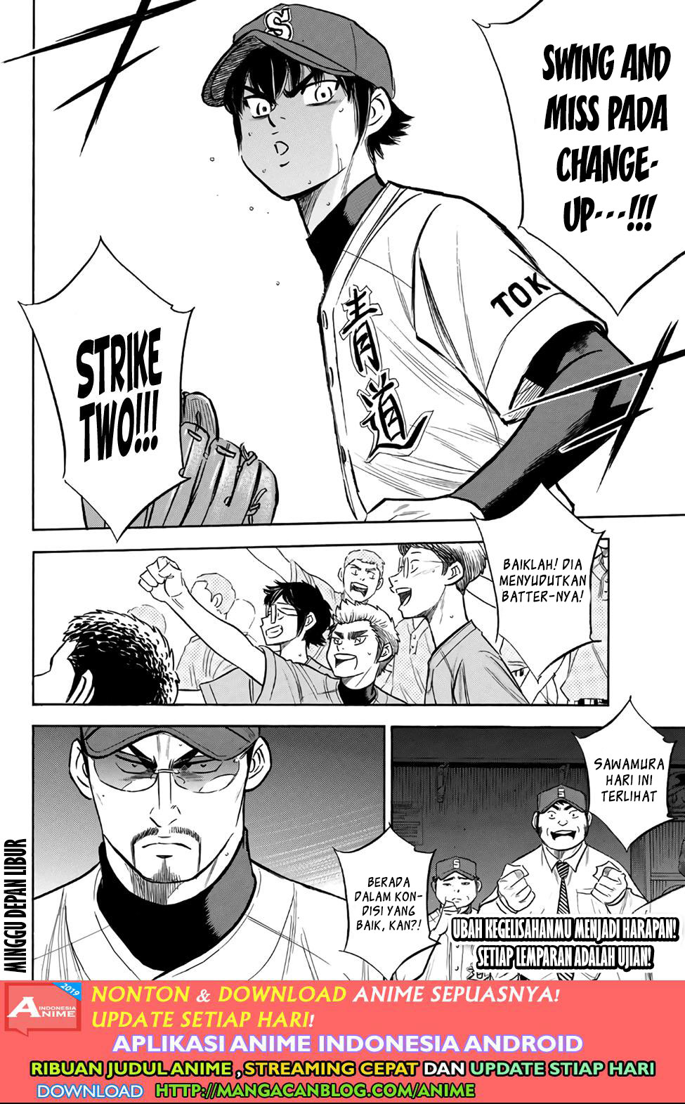 Diamond no Ace Act 2 — Chapter 189, halaman 20