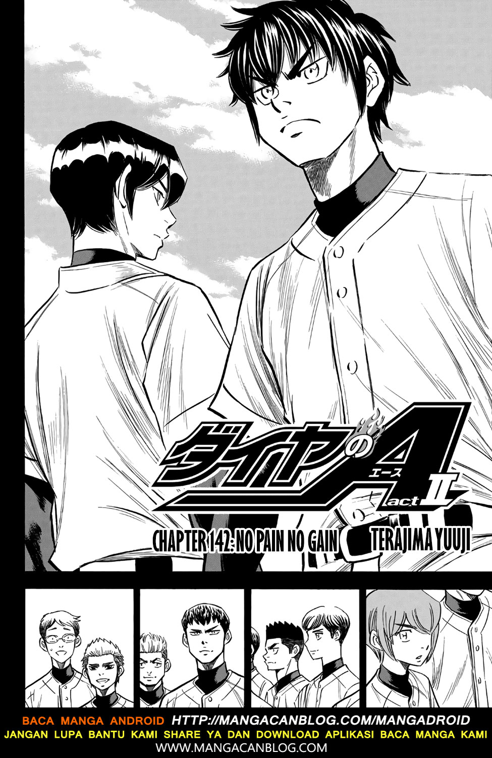 Diamond no Ace Act 2 — Chapter 142, halaman 4