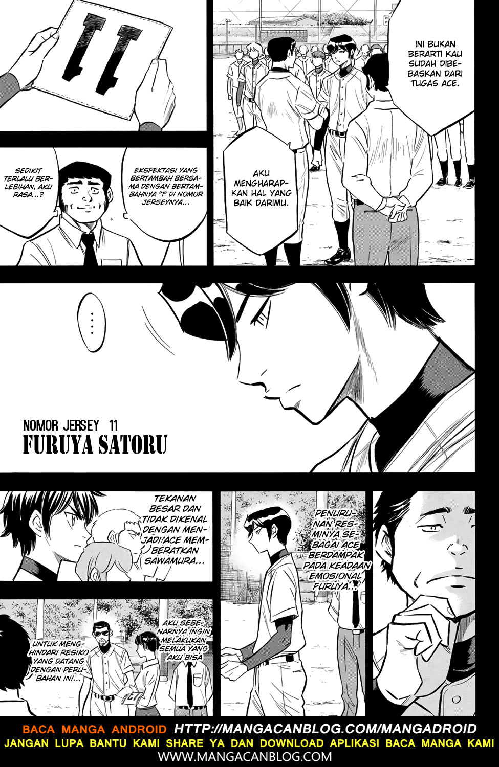 Diamond no Ace Act 2 — Chapter 142, halaman 7