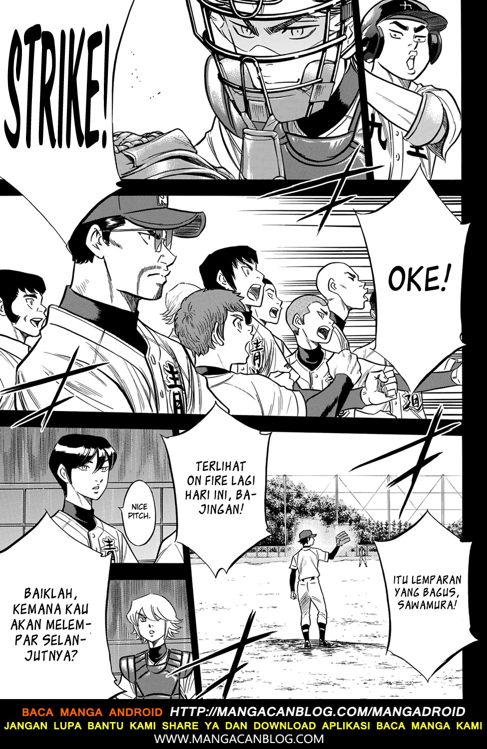 Diamond no Ace Act 2 — Chapter 140, halaman 11