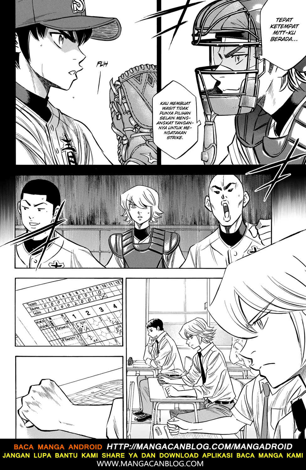 Diamond no Ace Act 2 — Chapter 140, halaman 12