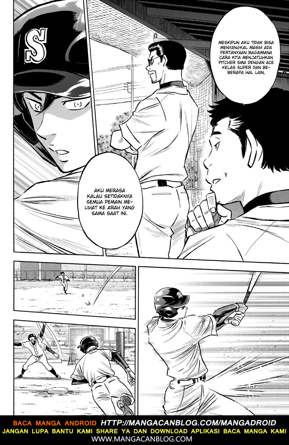 Diamond no Ace Act 2 — Chapter 137, halaman 14