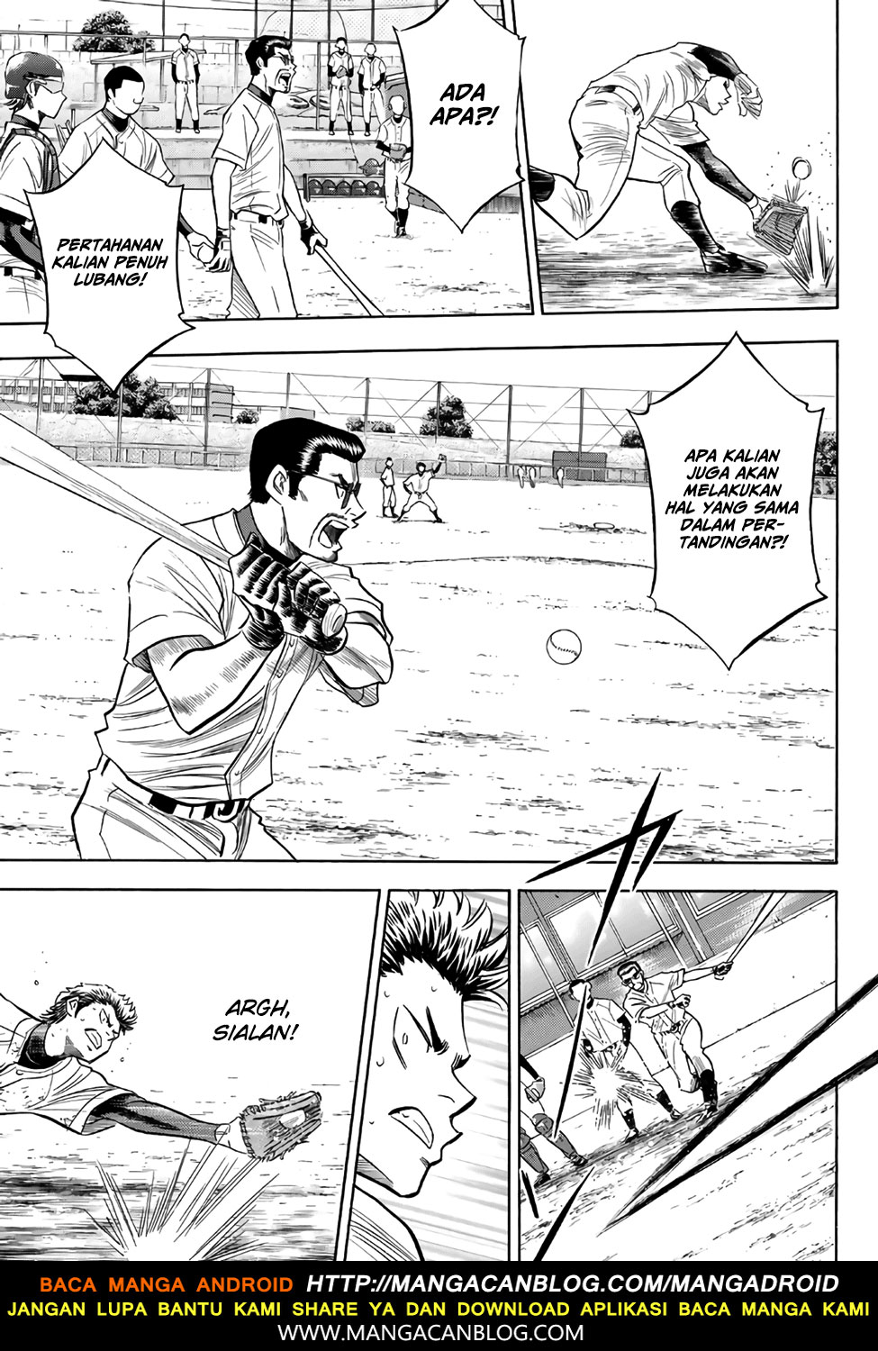 Diamond no Ace Act 2 — Chapter 137, halaman 19