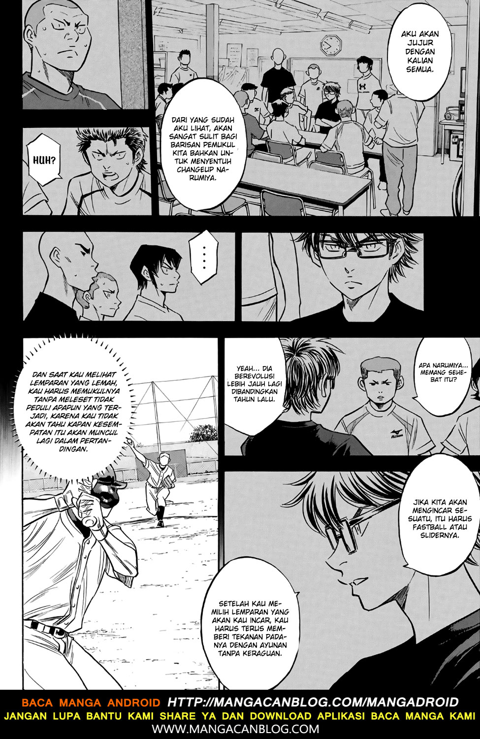 Diamond no Ace Act 2 — Chapter 137, halaman 4