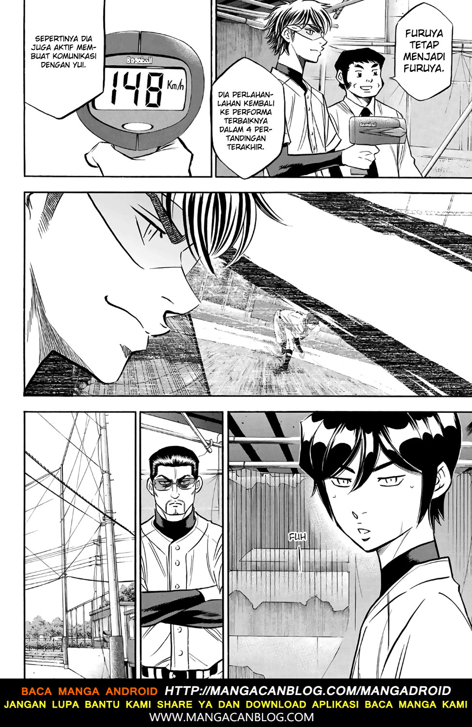 Diamond no Ace Act 2 — Chapter 135, halaman 10