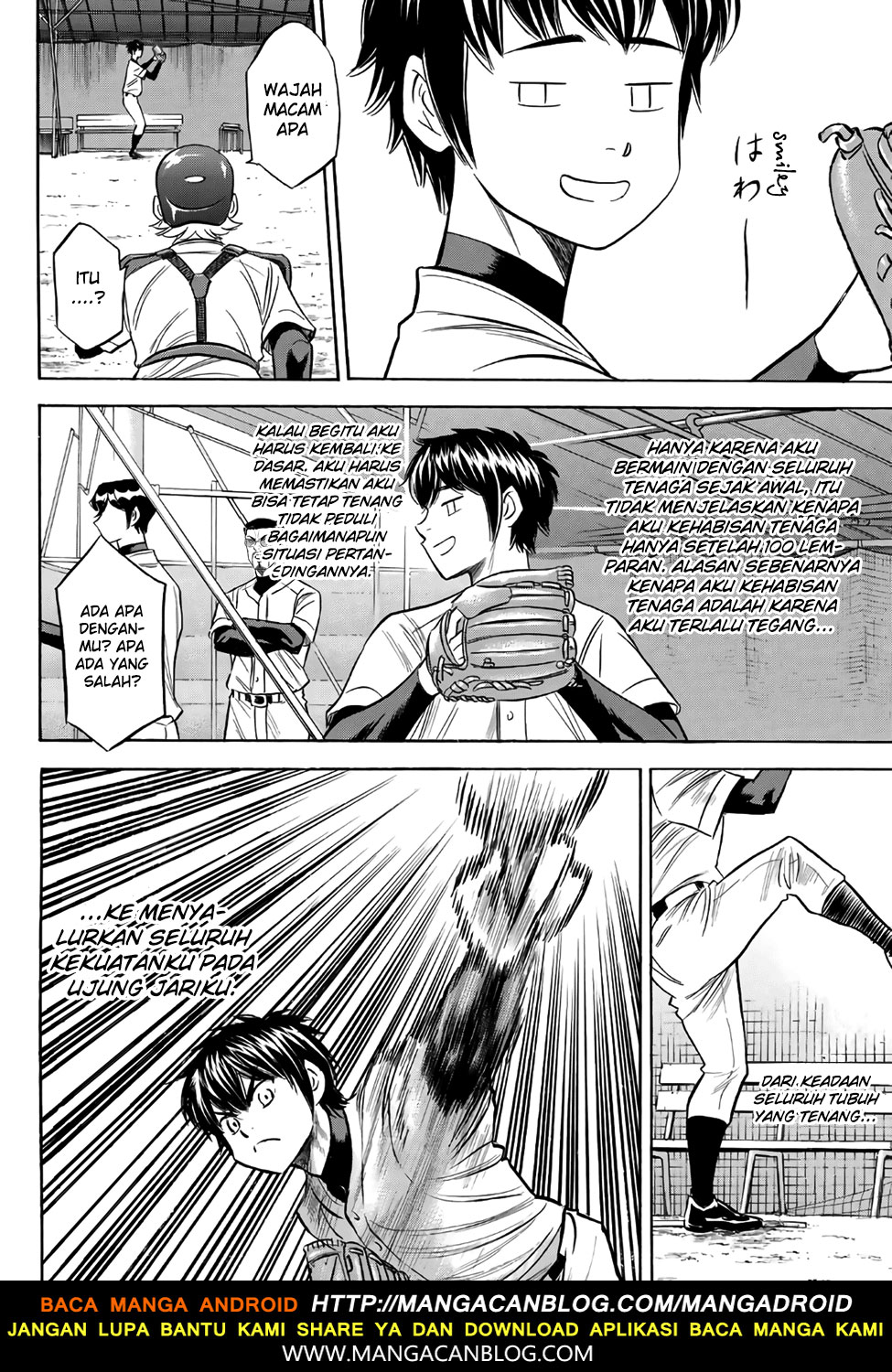 Diamond no Ace Act 2 — Chapter 135, halaman 6