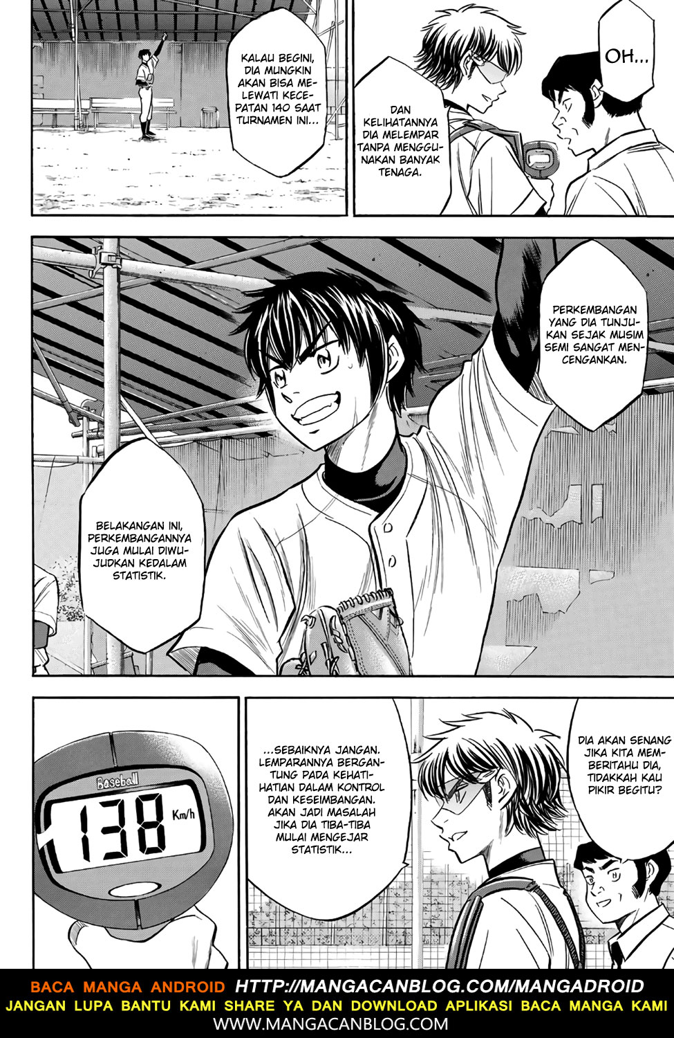 Diamond no Ace Act 2 — Chapter 135, halaman 7