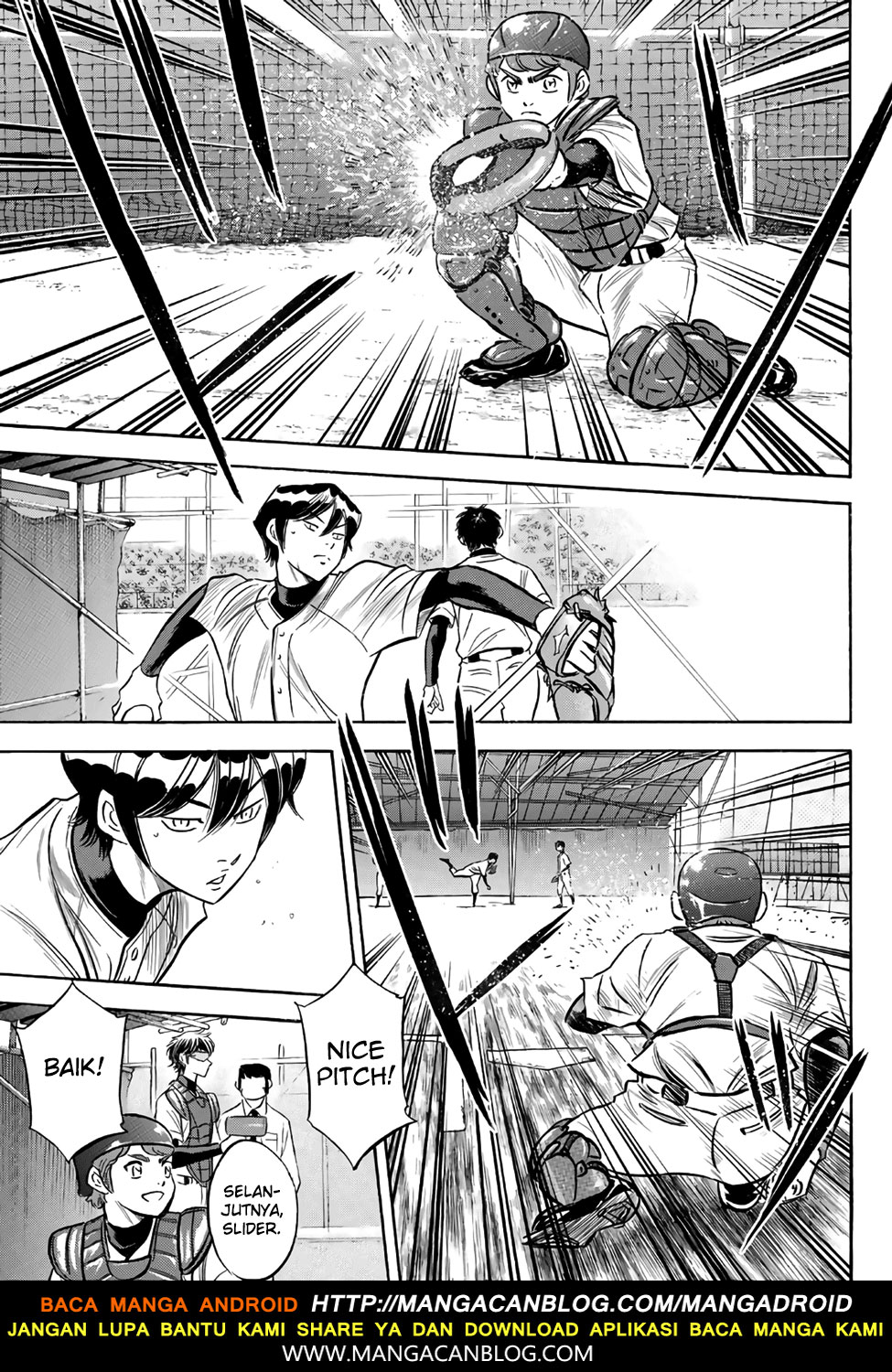 Diamond no Ace Act 2 — Chapter 135, halaman 9