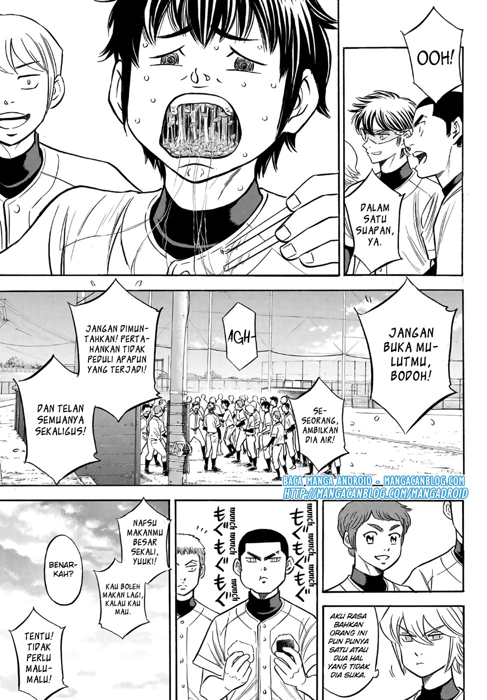 Diamond no Ace Act 2 — Chapter 134, halaman 17