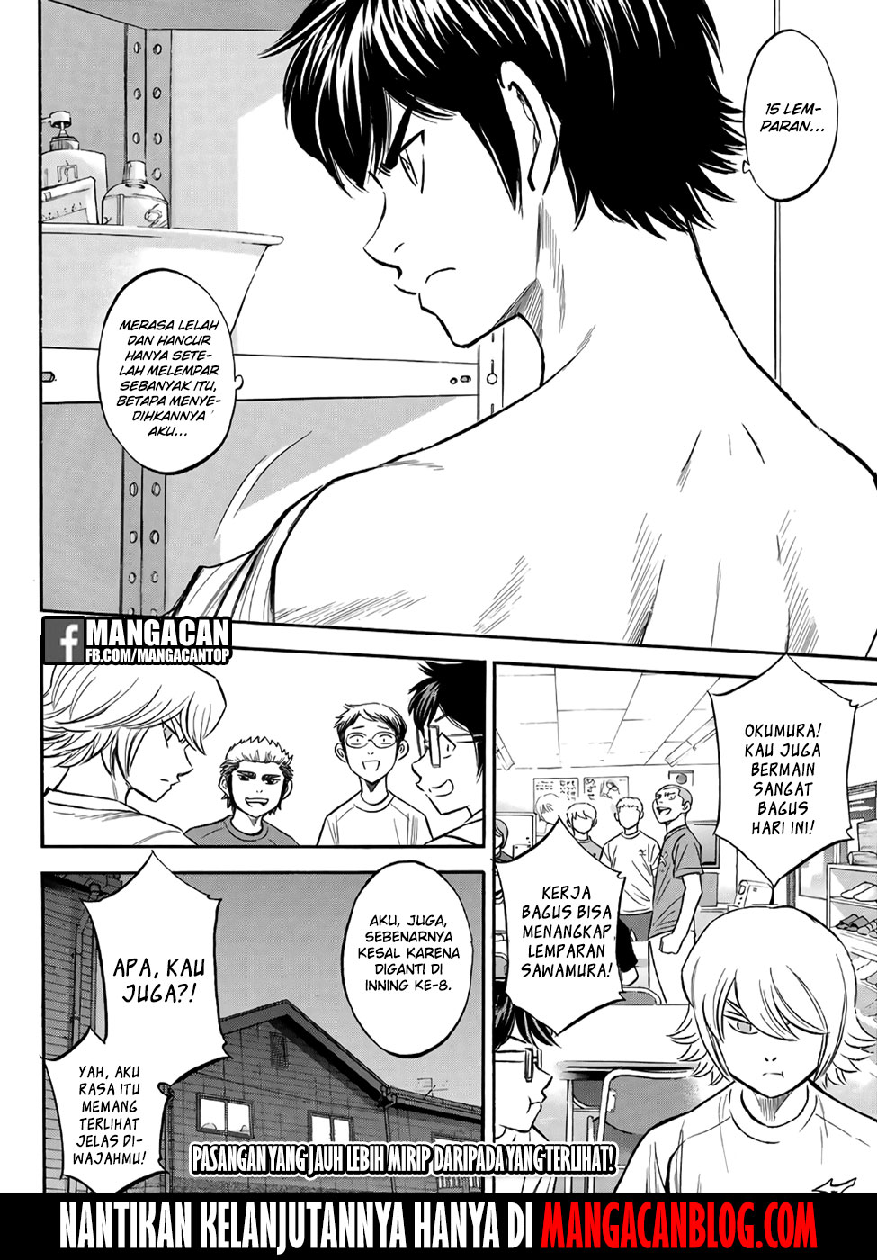 Diamond no Ace Act 2 — Chapter 130, halaman 20