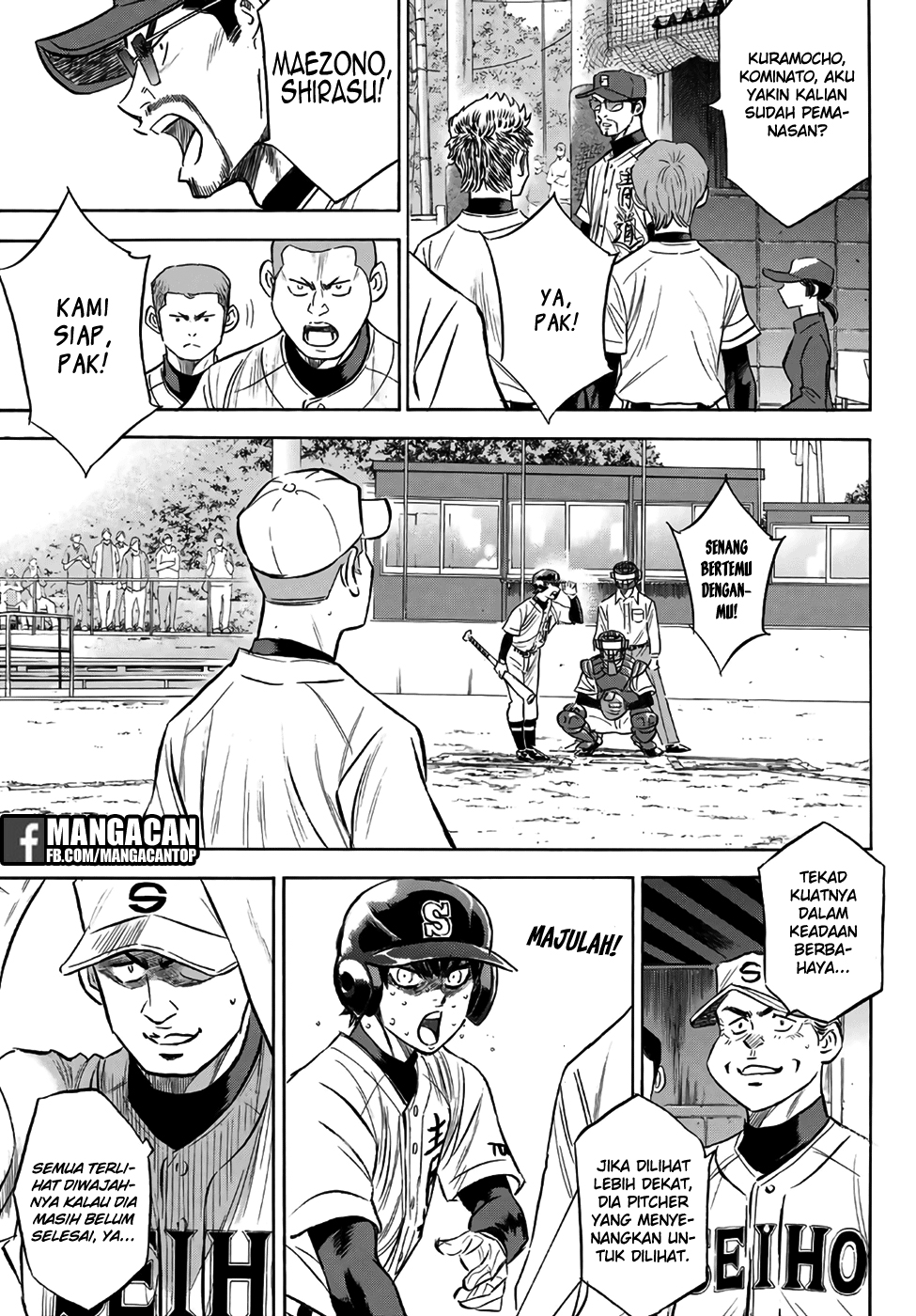 Diamond no Ace Act 2 — Chapter 129, halaman 10
