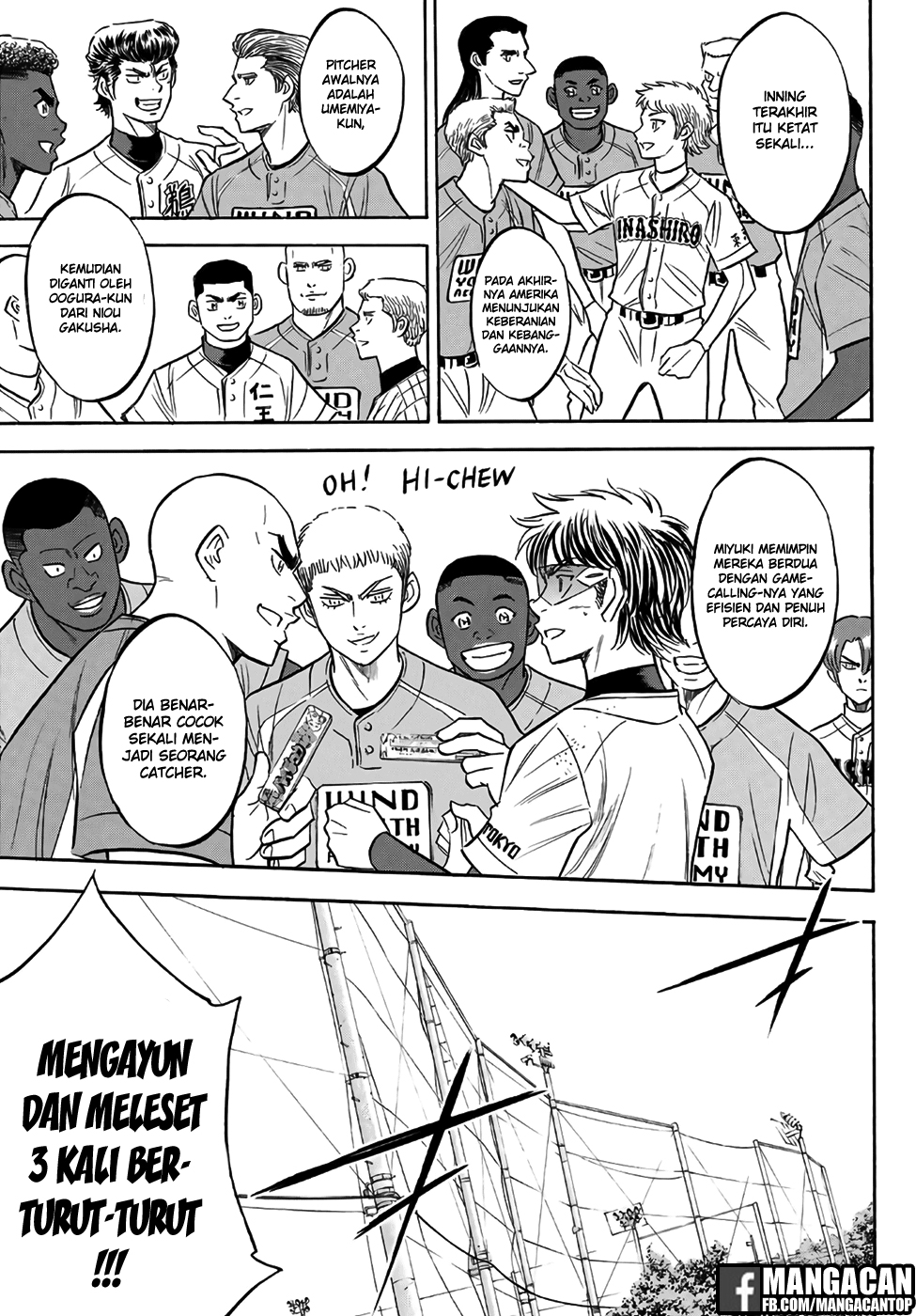 Diamond no Ace Act 2 — Chapter 129, halaman 3