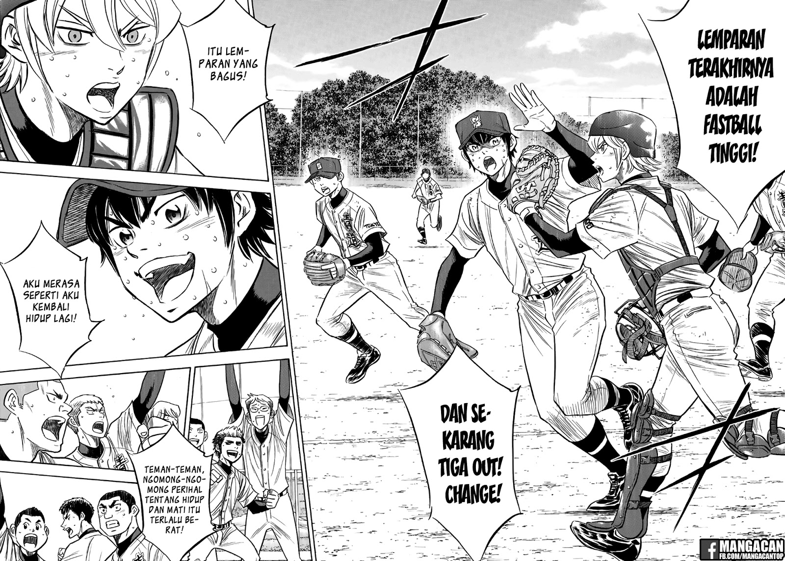 Diamond no Ace Act 2 — Chapter 129, halaman 4