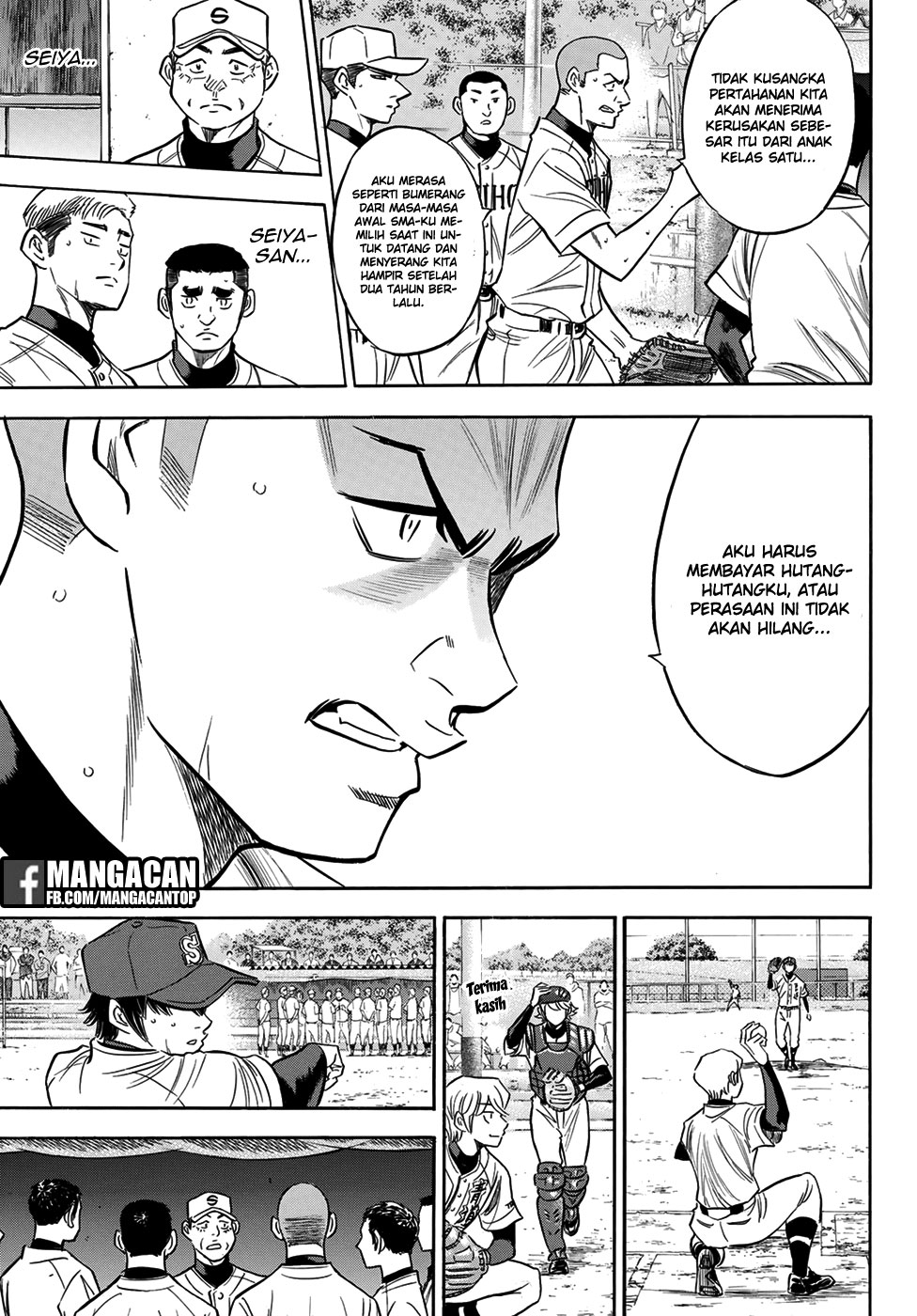 Diamond no Ace Act 2 — Chapter 126, halaman 10