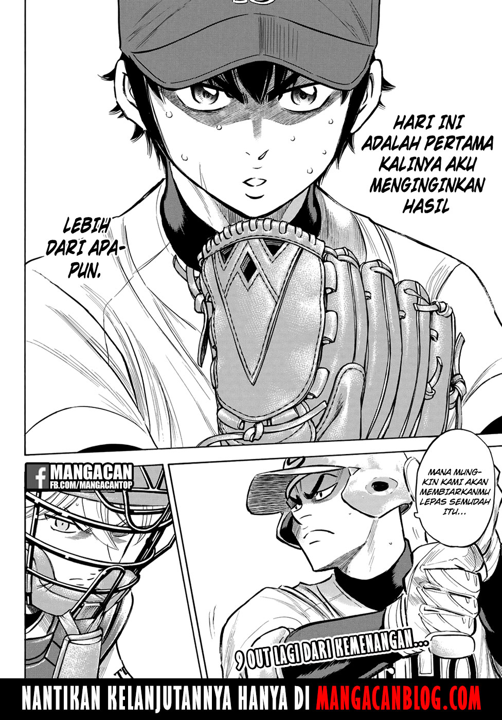 Diamond no Ace Act 2 — Chapter 126, halaman 19