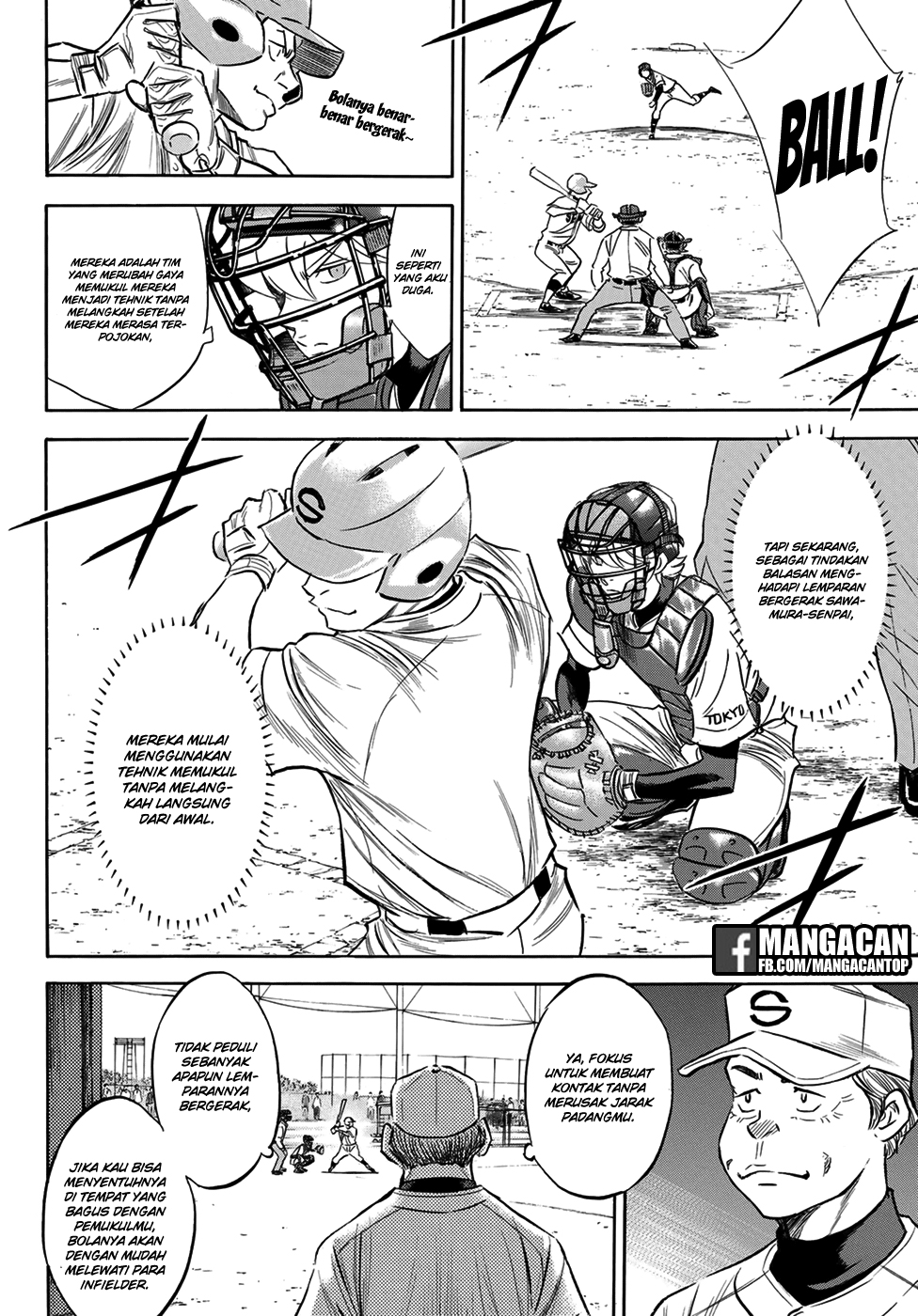 Diamond no Ace Act 2 — Chapter 123, halaman 10