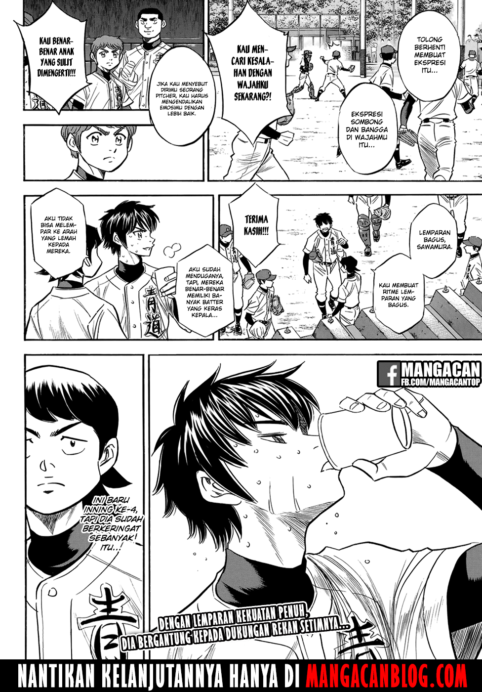 Diamond no Ace Act 2 — Chapter 123, halaman 20