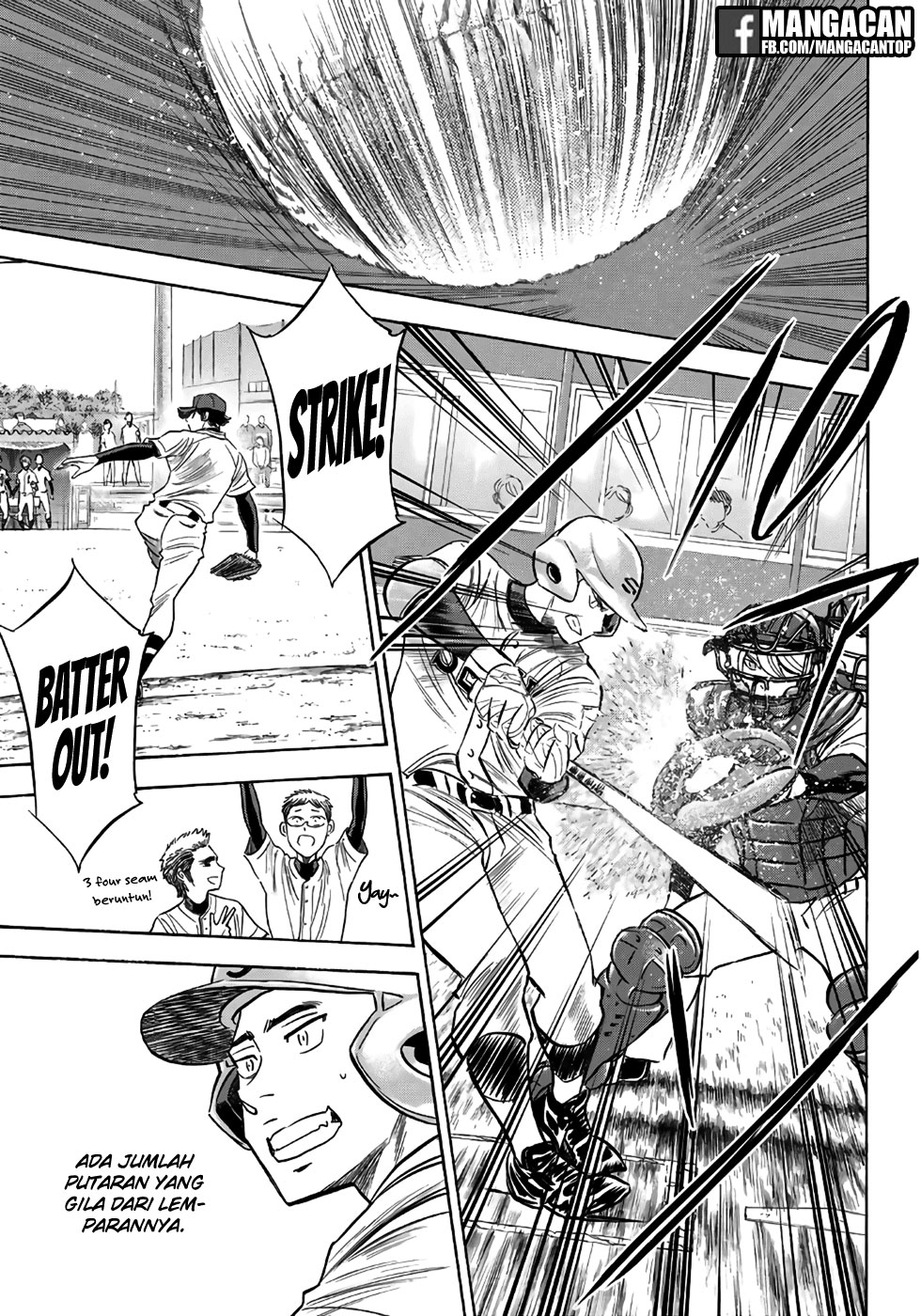 Diamond no Ace Act 2 — Chapter 121, halaman 14