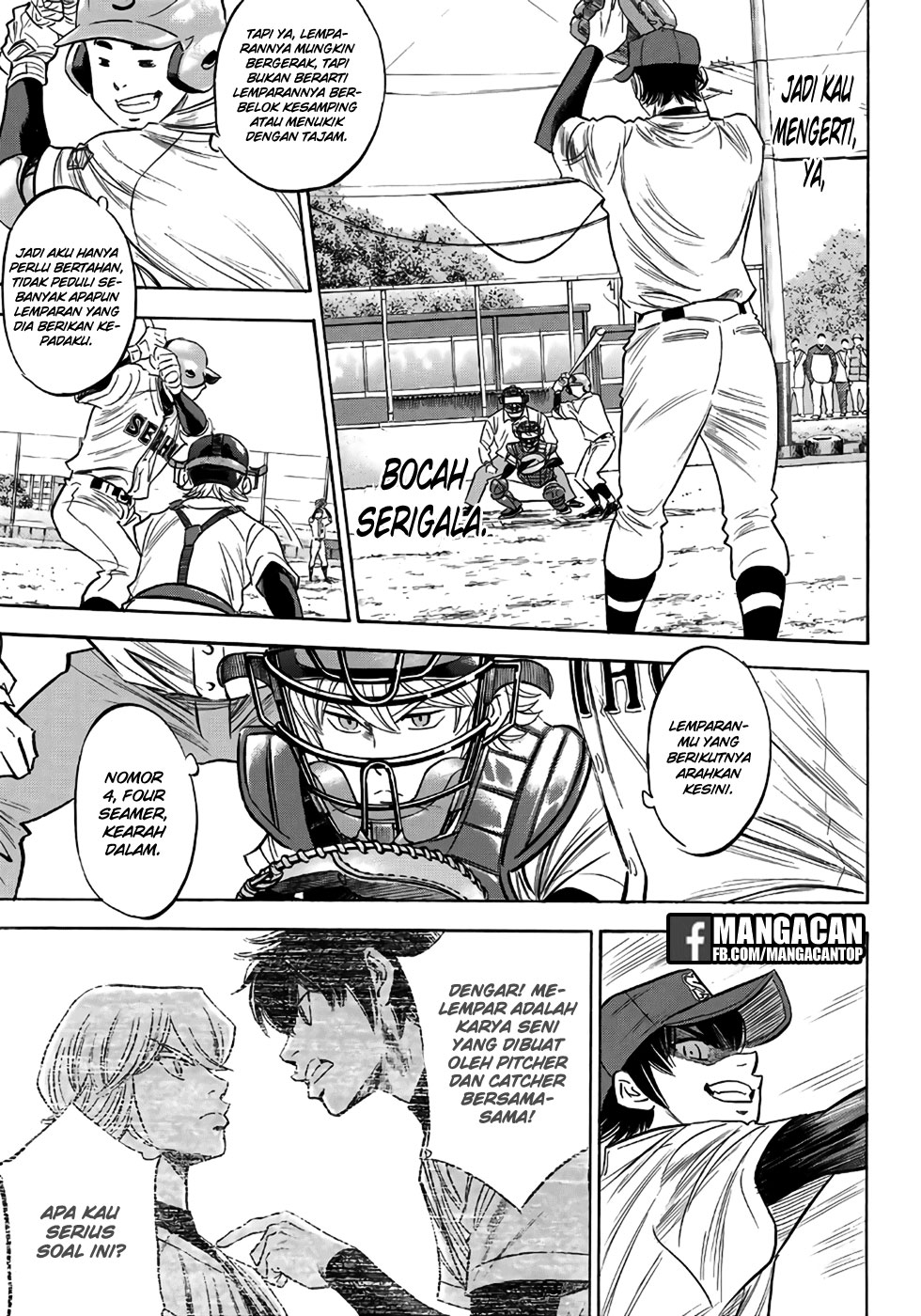 Diamond no Ace Act 2 — Chapter 121, halaman 18