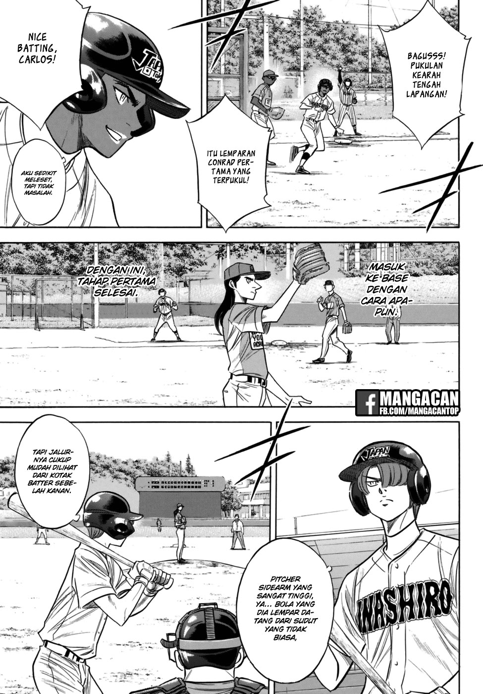 Diamond no Ace Act 2 — Chapter 113, halaman 3