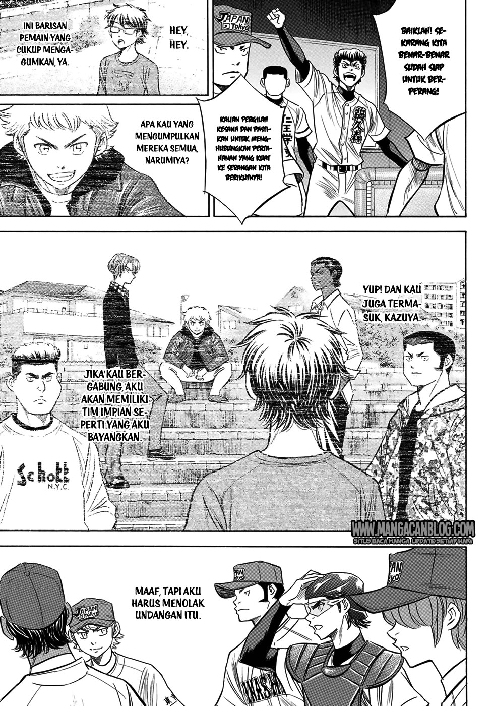 Diamond no Ace Act 2 — Chapter 108, halaman 11