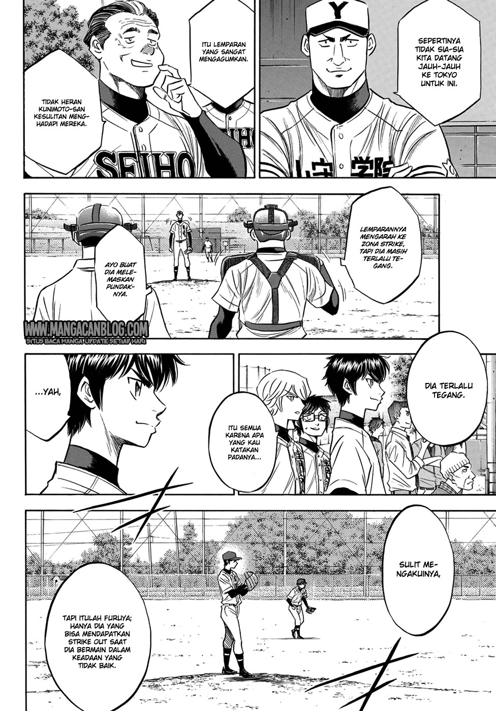 Diamond no Ace Act 2 — Chapter 108, halaman 16